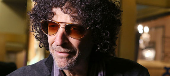 Talk radio celebrity, shock jock, and host, Howard Stern, with Bill Keller talking about Christianity and prayer.